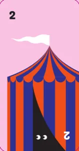 Circus (2) card from the Mayor card game