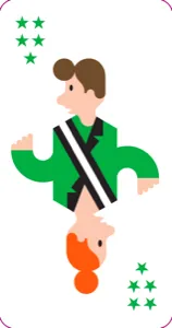 Green Mayor card from the Mayor card game